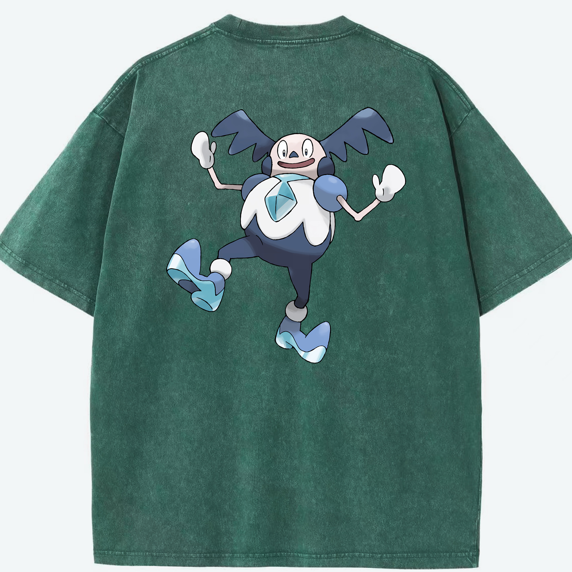（画像用） ポケットモンスター Pokémon 綿100% ヴィンテージ風 半袖Tシャツ（背面プリント）
